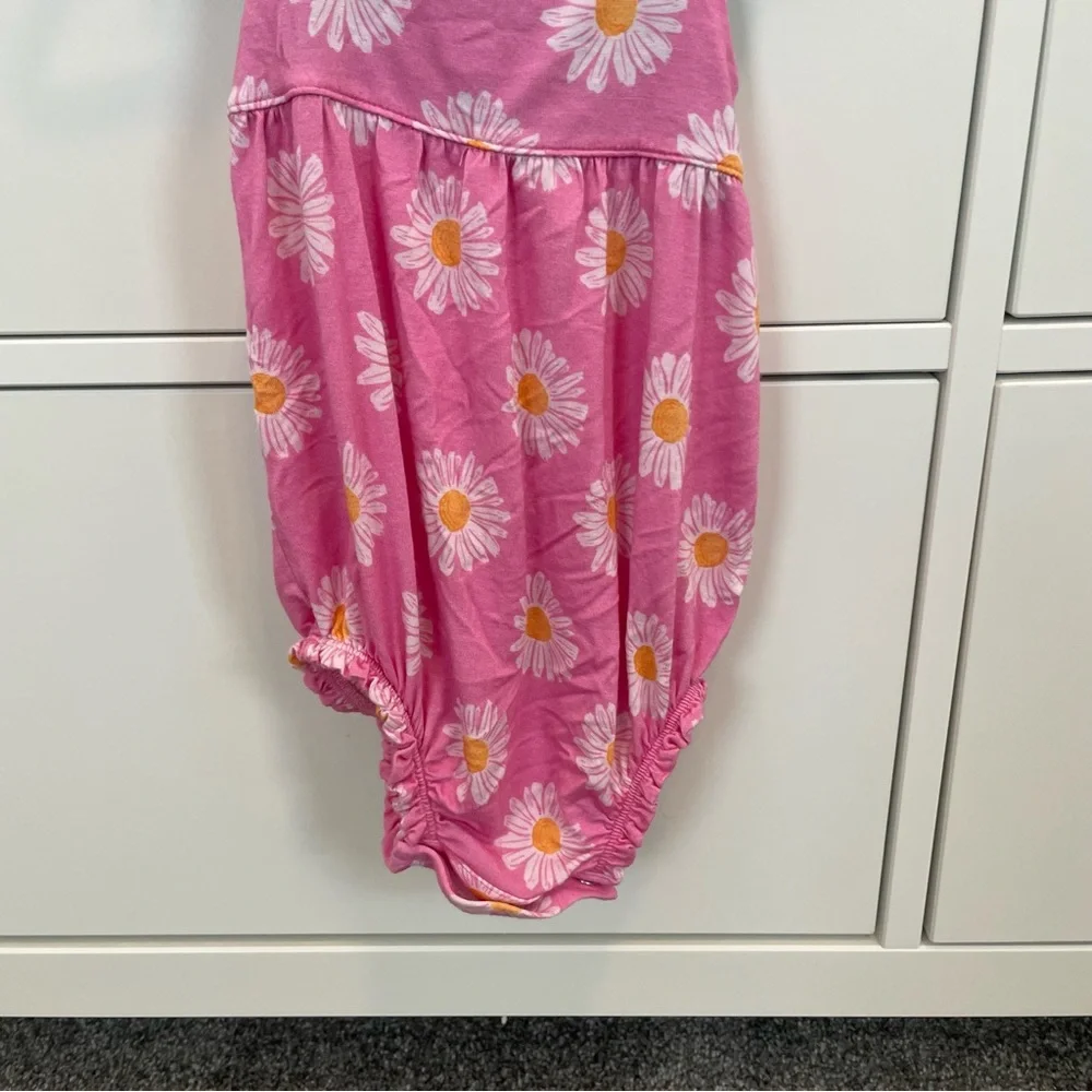 Posh Peanut Pink Floral Romper 12-18mo VGUC